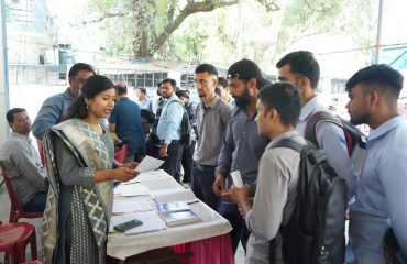 Registration of Candidates in Job Fair