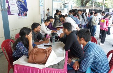 Candidates at Job Fair