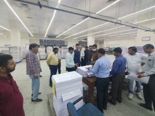 Additional Secretary, MoHUA Sh. Satinder Pal Singh, inspecting the functions of GIP, Minto Road, New Delhi