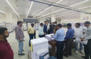 Additional Secretary, MoHUA Sh. Satinder Pal Singh, inspecting the functions of GIP, Minto Road, New Delhi