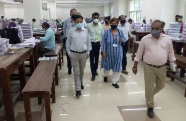 Additional Secretary, MoHUA Sh. Kamran Rizvi inspecting GIP, Minto Road, New Delhi