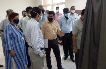 Additional Secretary, MoHUA Sh. Kamran Rizvi inspecting GIP, Minto Road, New Delhi