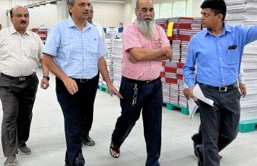 Secretary, MoHUA Sh. Manoj Joshi inspecting GIP, Minto Road, New Delhi