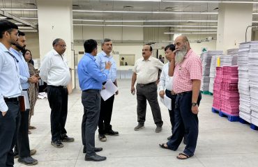 Secretary, MoHUA Sh. Manoj Joshi inspecting GIP, Minto Road, New Delhi