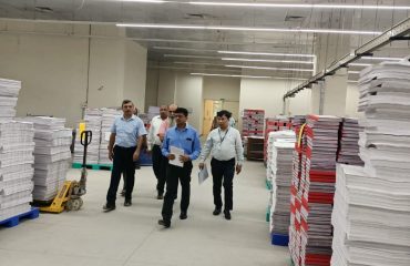 Secretary, MoHUA Sh. Manoj Joshi inspecting GIP, Minto Road, New Delhi
