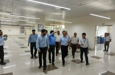 Secretary, MoHUA Sh. Manoj Joshi inspecting GIP, Minto Road, New Delhi