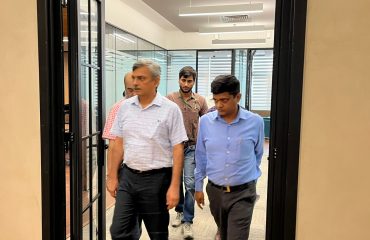 Secretary, MoHUA Sh. Manoj Joshi inspecting GIP, Minto Road, New Delhi