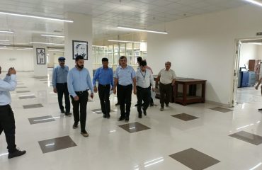 Secretary, MoHUA Sh. Manoj Joshi inspecting GIP, Minto Road, New Delhi