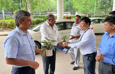 Secretary, MoHUA Sh. Manoj Joshi inspecting GIP, Minto Road, New Delhi