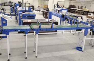 Fully Automatic Perfect Binding Line with 18 stations Gatherer and on-line 3 knife trimmer with conveyor