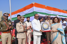 Celebrating the 76th Republic Day with pride;?>