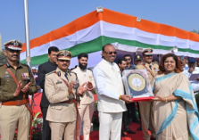 Celebrating the 76th Republic Day with pride;?>