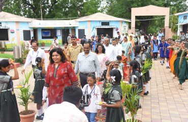 visited the school at Zila Parishad Upper Primary School Chanakapur