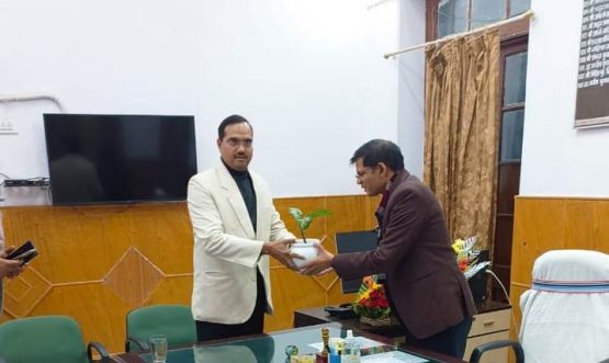 Divisional Commissioner Tirhut Sri Gopal Meena , I.A.S. with District Magistrate, Muzaffarpur