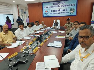 Shri Vinay Kumar Ruhela, Vice Chairman of State Disaster Management Advisory Committee, took the meeting