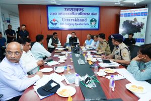 Shri Vinay Kumar Ruhela, Vice Chairman of State Disaster Management Advisory Committee, took the meeting