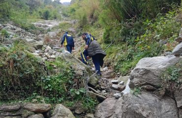 Rescue training of Uttarakhand State Disaster Management Authority
