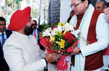 पुष्कर सिंह धामी से मुलाकात