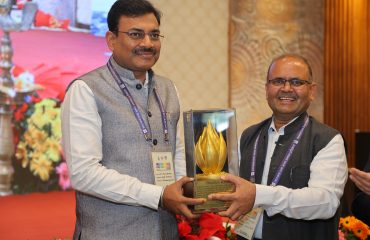 Meeting with Pushkar Singh Dhami and Award