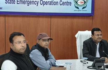 Chief Secretary Reviews Rainfall Situation at SEOC, USDMA (2)