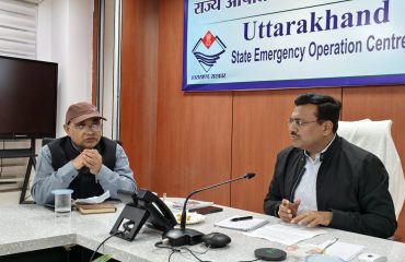 Chief Secretary Reviews Rainfall Situation at SEOC, USDMA (7)