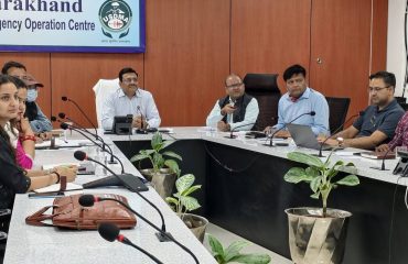 Chief Secretary Reviews Rainfall Situation at SEOC, USDMA (5)