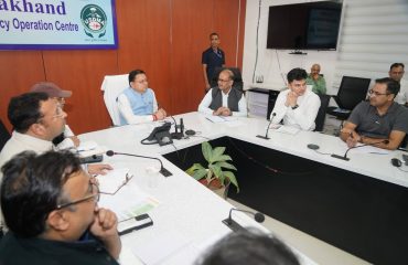 CM Reviews Rescue Operation at State Emergency Operations Centre