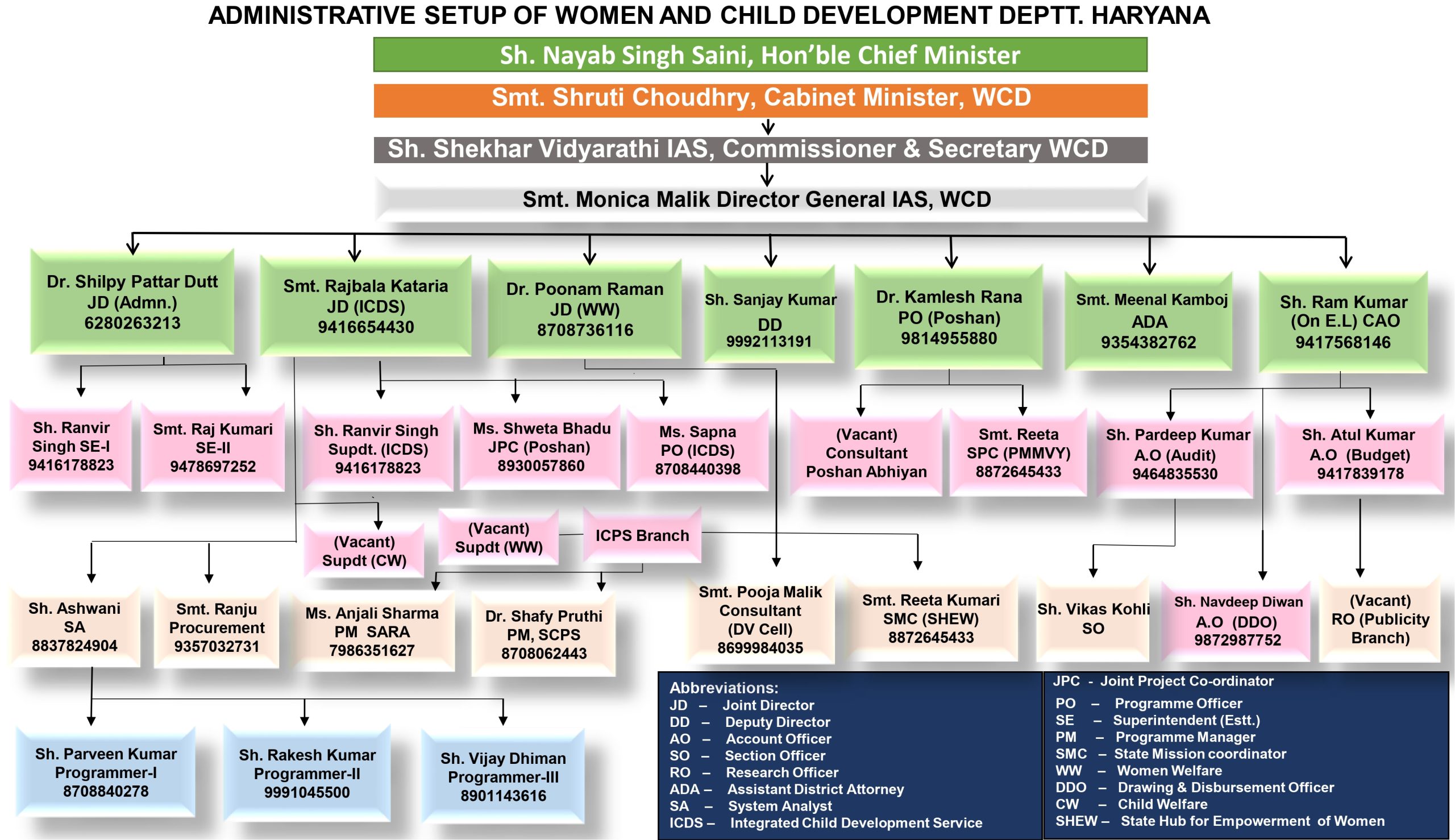 organisation chart