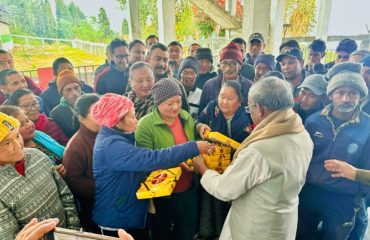Honourable Governor visits Temi Tea Garden in Namchi District.