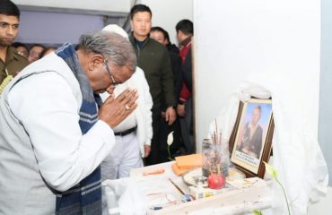 Honourable Governor's Condolence on former Chief Minister of Sikkim Pawan Kumar Chamling's Mother.
