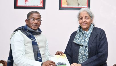 Union Finance Minister and Corporate Minister Nirmala Sitaraman called on the Honourable Governor.