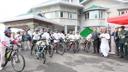 Cycle Rally under the banner of "Hamro Sankalp,Viksit Bharat"