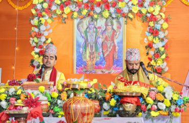 Hon’ble Governor attended the Shri Vaweeshya Maha Puran (Katha) at Sang Byang,,