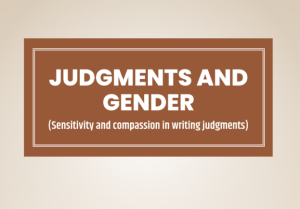 Judgement and Gender
