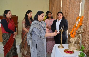 Debate competition organized by RSLSA on the occasion of International Women's Day at University of Rajasthan
