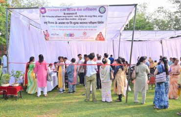 Free Health Checkup Camp organized under the aegis of RSLSA on the occasion of Mother's Day at Central Park, Jaipur