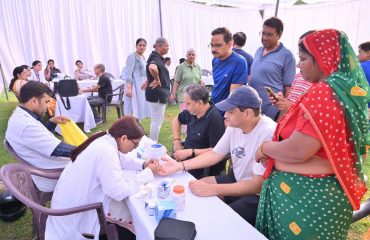 Free Health Checkup Camp organized under the aegis of RSLSA on the occasion of Mother's Day at Central Park, Jaipur