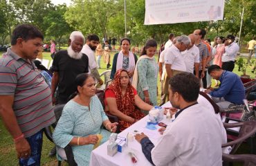 Free Health Checkup Camp organized under the aegis of RSLSA on the occasion of Mother's Day at Central Park, Jaipur