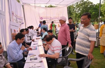 Free Health Checkup Camp organized under the aegis of RSLSA on the occasion of Mother's Day at Central Park, Jaipur