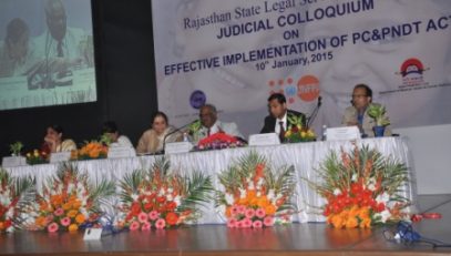 State Level Judicial Colloquium on Effective Implementation of PCPNDT Act - 10.01.2015