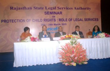 State Level Seminar on Protection of Child Rights : Role of Legal Services (28-29 March, 2015)