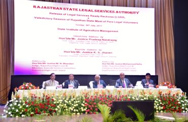 Rajasthan State Meet Of Para Legal Volunteers on 29th July 2017