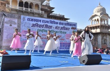 National Girl Child Day on 24, Jan. 2020 at Albert Hall, Jaipur