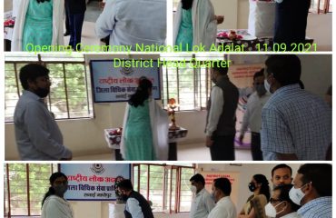 All DLSAs Activities on National Lok Adalat 11.09.2021