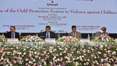 One day State level Symposium on "Response of the Child Protection System to Violence against Children" of DLSAs On 9th October, 2021.