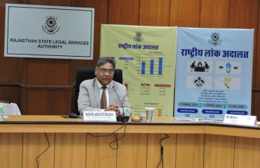 National Lok Adalat Awareness Poster Release Programme on 08 May, 2022.