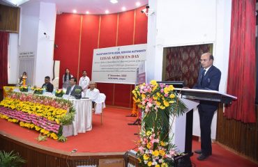 Ceremonial launch of RSLSA’S CAMPAIGNS on “FREEDOM FROM UNTOUCHABILITY & PREVENTION OF ATROCITIES QUA SC/ST COMMUNITY” AND “LEGAL ASSISTANCE TO CHILD VICTIMS OF OFFENCES UNDER THE POCSO ACT, 2012.” on the occasion of National Legal Services Day- 09 November, 2022.