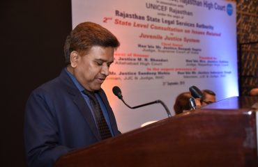 2nd State Level Consultation on Issues Related to Juvenile Justice System on 21.09.2019