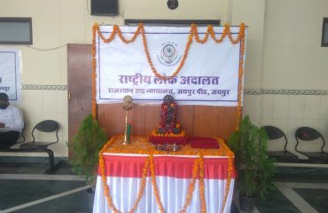 National Lok Adalat at RHC, Jodhpur & Jaipur Bench on 11.09.2021