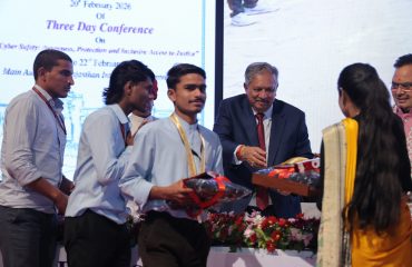 Inaugural Session on 20th Feburary, 2026 of Three Days Conference on “Cyber Safety: Awareness, Protection and Inclusive Access to Justice”